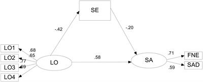 Self-esteem mediated relations between loneliness and social anxiety in Chinese adolescents with left-behind experience